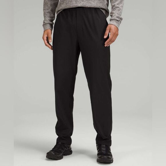 Lululemon Men’s ABC Pull-On Pant Color Black Size M Warpstream M5ALNS - Picture 1 of 15